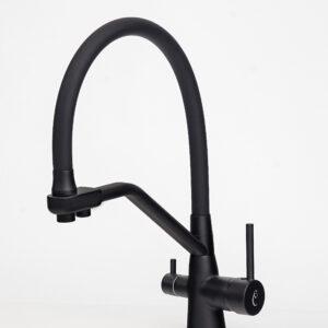 Смеситель для кухни с гибким изливом и фильтром